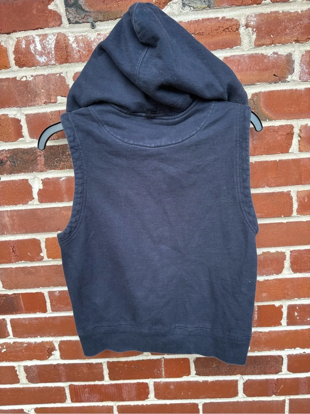GAP Kids Navy Sleeveless Zip Hoodie Vest